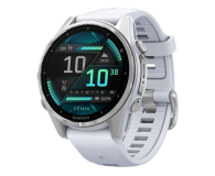 GARMIN Fenix 8 AMOLED Standard Edition 43mm Srebrny z białym paskiem (010-02903-00) - 1277066 - zdjęcie 1